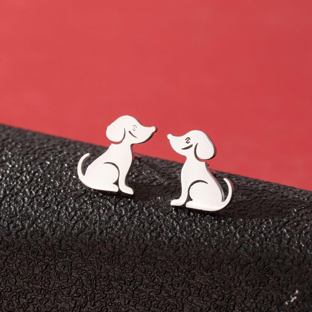 Simple Cute Mini Animal Stud Earrings for Girls