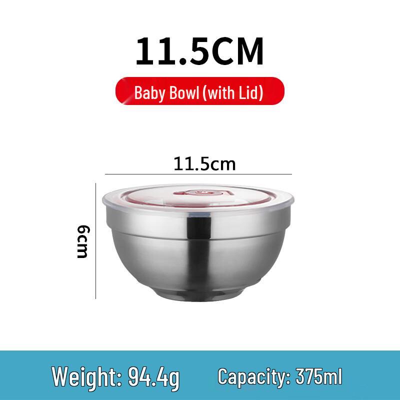 304 Stainless Steel Double-Layer Insulated Bowls