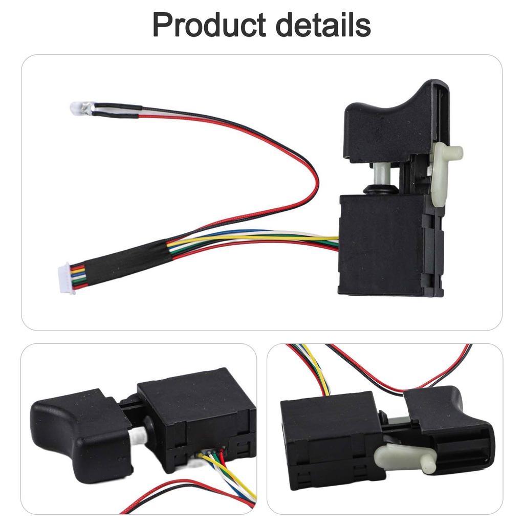 1 Pcs Electric Drill Trigger Switch ForDayi For A3/2106 Cordless Electric Wrench Brushless Electric Wrench Switch Accessories