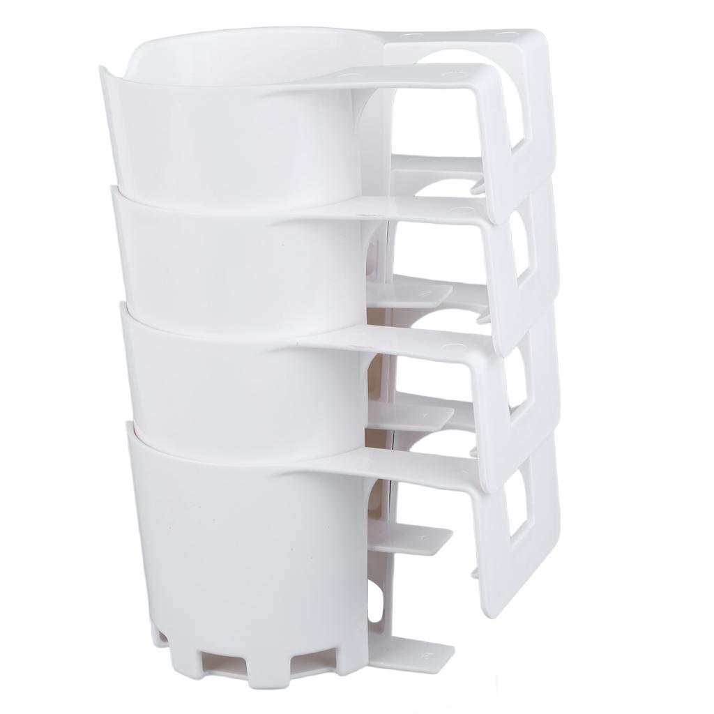 4Pcs Poolside Cup Holders Multi-Purpose No-Spill Cup Holder Multifunctional Cups Organizer for Swimming Pool And Hot Tub