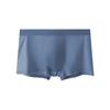 Men Boxer Underwear Elastic Mid-Waist Design Solid Color Shorts Briefs U-Convex Thin Soft Panties Daily Wear