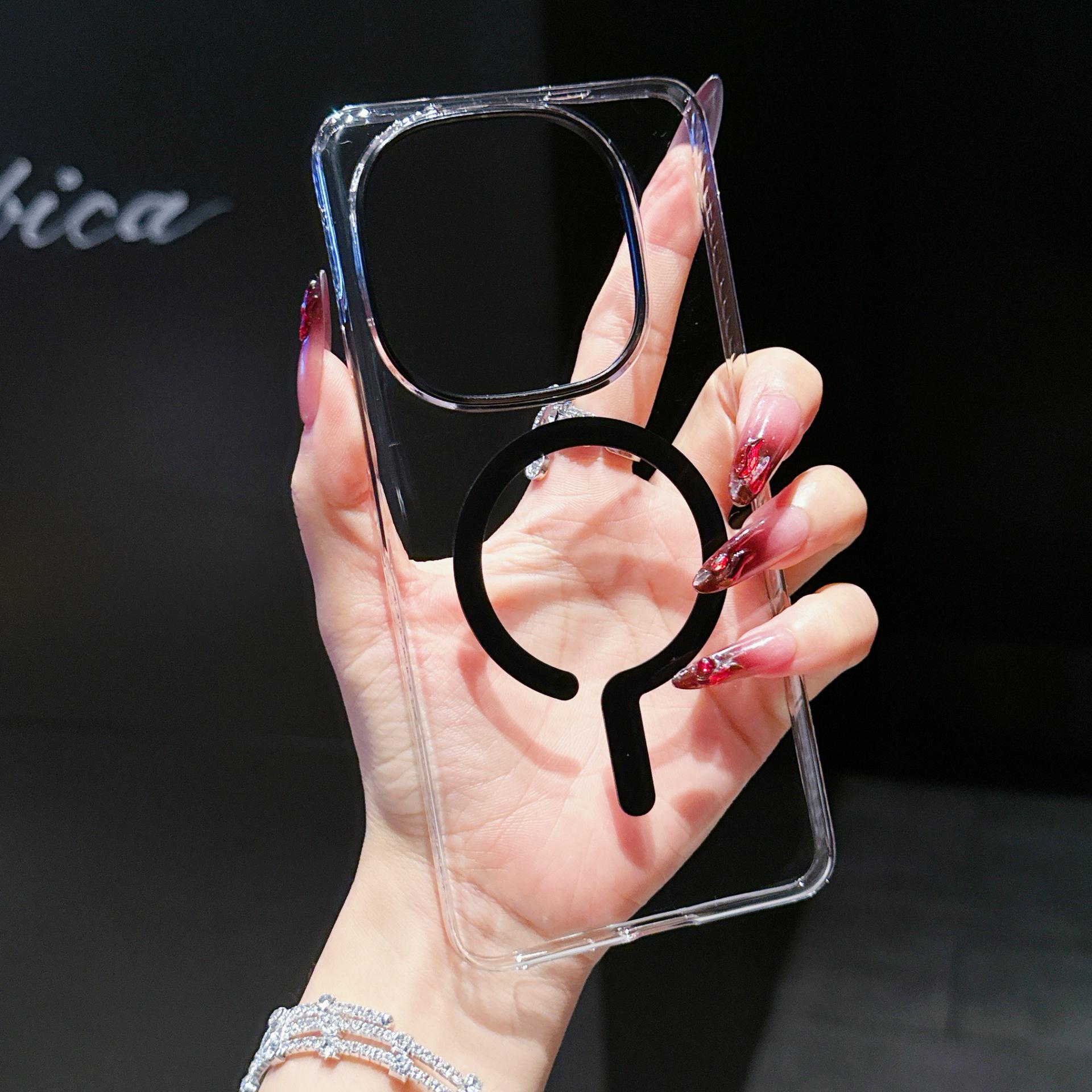 

IQOO13 Phone Case: High Transparency, Unique Design, Drop-Proof, Magnetic Suction Protective Cover iQOO 13