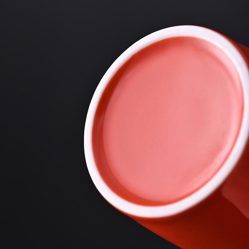 Teacup Ceramic Creative Handwritten Guochao Home Master Cup Tea Cup Chinese Coke Cup Master Cup Tea Cup