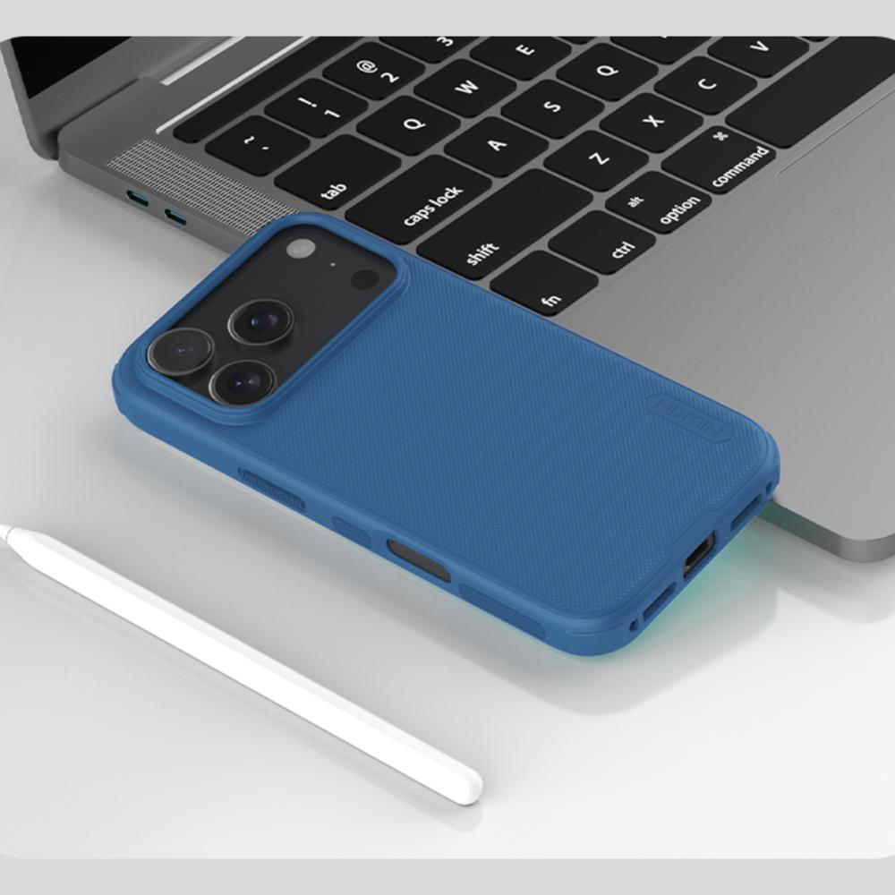 NILLKIN Pro iPhone 17 Pro Max Vzduchový kryt na telefon Nillkin Super Frosted Shield Pro Tvrdý PC+TPU skořepina Nárazuvzdorný zadní kryt