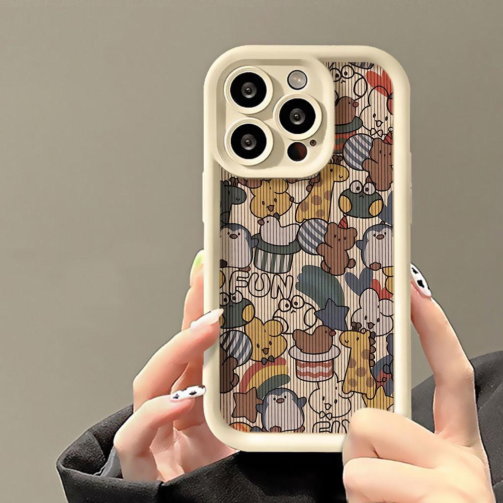 Retro small animals for iPhone17PorMax mobile phone case 14 Apple 13 matte 12/15 high value