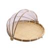 Bamboo Anti-insect Dustproof Basket Reusable Fruit Vegetable Tray Food Storage Basket  Kitchen Tool