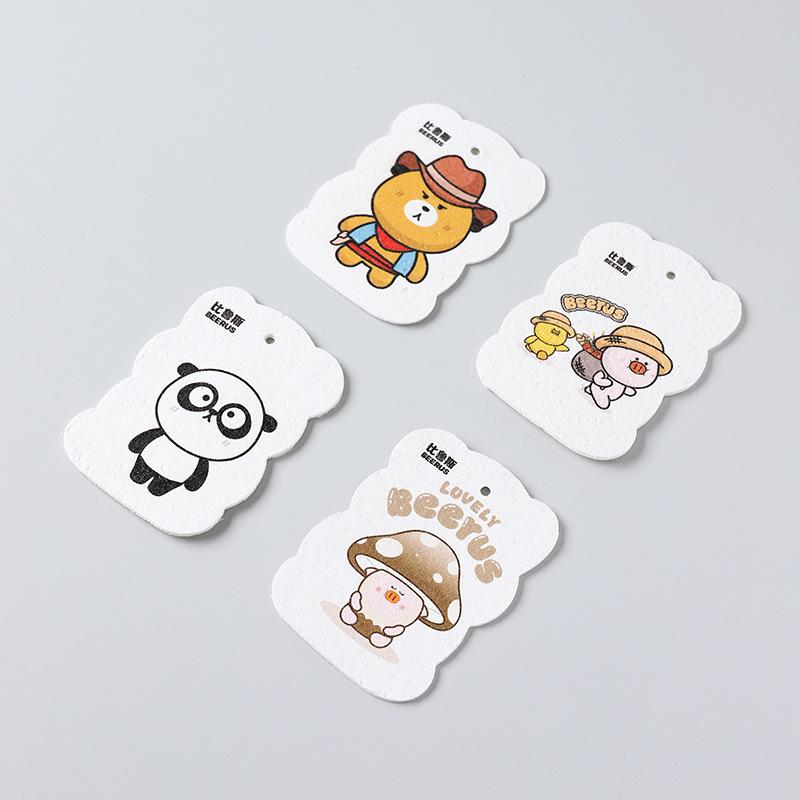 Compressed Wood Pulp Sponge Kitchen Cleaning Sponge Absorbent Non-oil Sponge Magic Wipe Mahjong Pattern Dishwashing Wipe