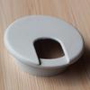Round Plastic Cable Box for Desk Accessories - Cable Grommet for Office and Computer Desk Organization