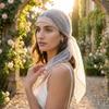 Thin Sparkling Headwrap Sequin Mesh Bandana Luxury Lace Shawl Headband Head Accessories