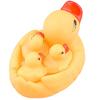 4Pcs/Set Cute Baby Bath Bathing Rubber Race Duck Toys Squeaky Yellow Ducks