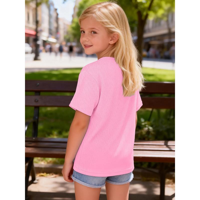 European sizes Kids Quick-Dry T-ShirtRainbow Striped Funny You're A Dumpling (2)- Suitable for Boys and Girls