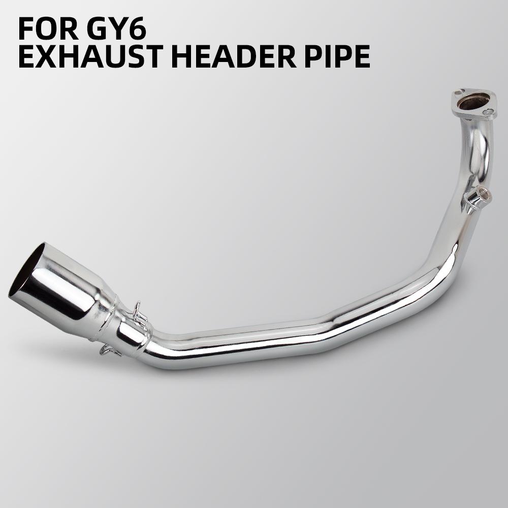 For GY6 Zuma 125CC 150CC 200CC Scooter Exhaust Modified Stainless Front Pipe 51MM Interface Motorcycle Escape Header Tube