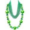 St.Patricks Day Necklace Beer Mug Pendants Necklaces Festive Accessory Quality Material Green Shamrock Necklaces
