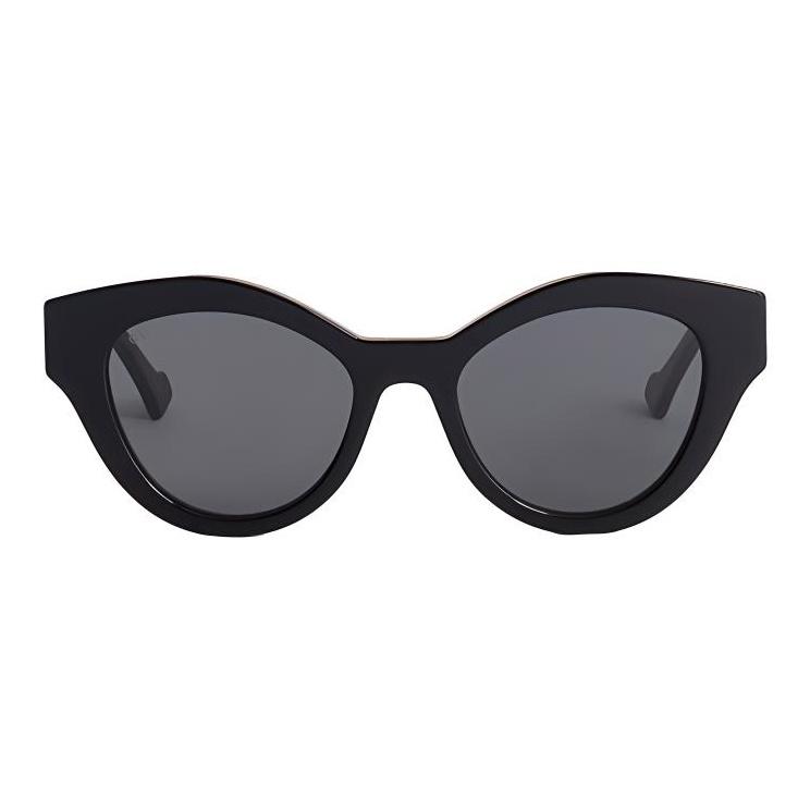 Gucci Cat Eye Frame Sunglasses Women sunglasses Black GG0957S-002 Dust Bag+Eyeglass Case (Random Color)
