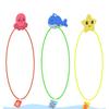 1/3Pcs Summer Beach Pool Accessories Sinking Pool Toy Safety Training Swimming Aid Ring Dive Ring Set Swimming Pool Ring