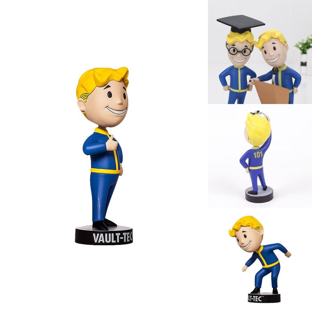 Collectible Fallout 4 Vault Boy Bobblehead Perfect For Gaming And Anime Enthusiasts