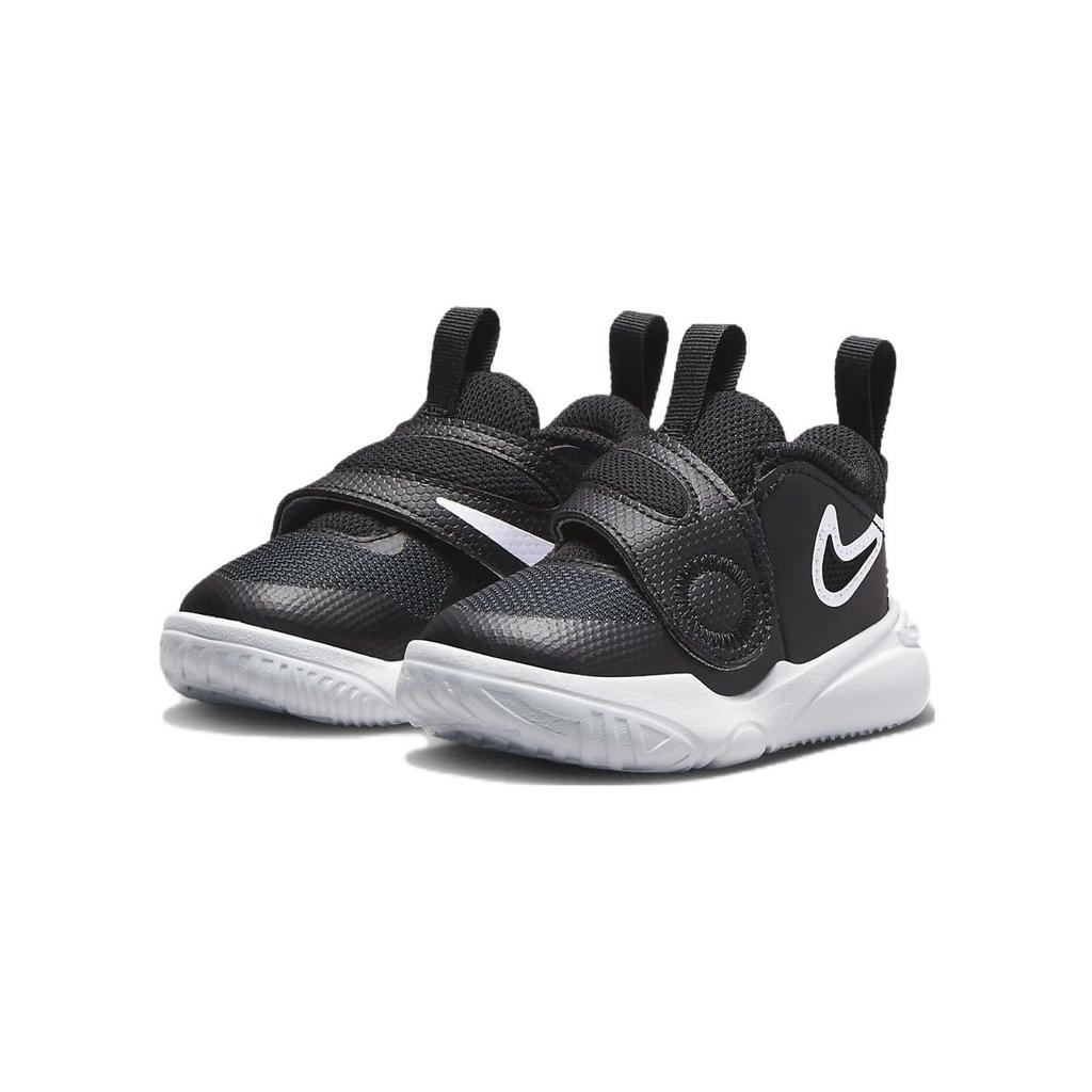 Nike Team Hustle D11 TD Black White Baby Sneakers DV8995-002