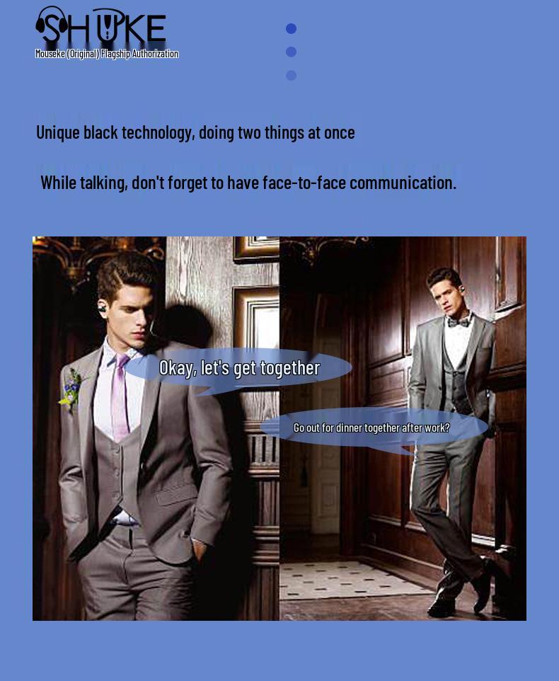 GD28 Bluetooth In-ear Clip-on Earbuds - Single Ear, Super Long Battery Life, Hot-Selling New Product