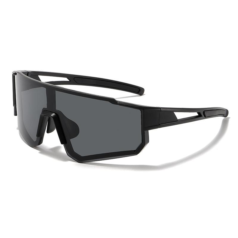 New outdoor cycling glasses, one-piece bicycle windshield sunglasses, European and American sports sunglasses