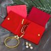 Double Layer Jewelry Bag Exquisite Jewelry Storage Bag Ring Necklace Storage Bag Safe For Handbag Girls Suitcase