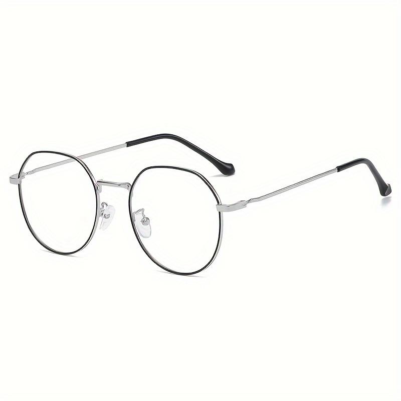 1pcs New Irregular Metal Glasses Frame for Men and Women Both Day and Night Anti-blue Light Photochromic Lenses