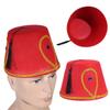 Chapeau Fez Fantaisie Chapeau Turc Accèssoire de Costume Accrocheur sur le Thème Marocain
