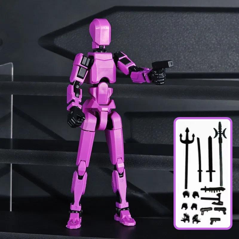 

13-шарнирная подвижная кукла-талисман: Сделай сам декомпрессионный 3D-печатный манекен-игрушку