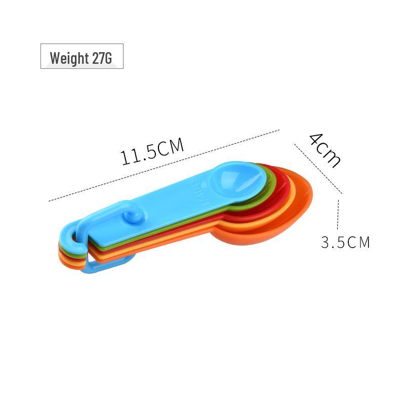 

12-Piece Colorful Measuring Spoons and Cups Set with Scale