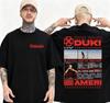 2025 Summer Rapist Ducky Super Jet Ameri Tour Merch Tshirt Mens Fashion Hip Hop High Street Tshirt Casual Cotton Short Sleeve