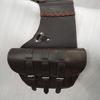 Beautiful Western Leather Plain Saddle Bag with Steel Hardware for Horse.