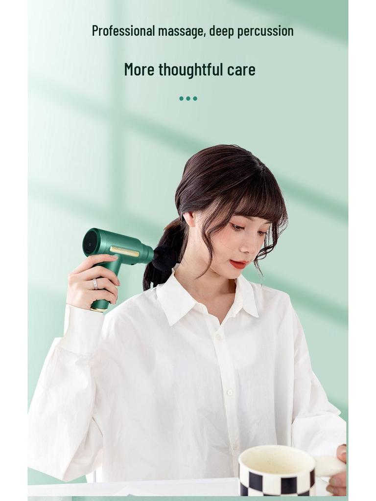 Electric Mini Massage Gun for Muscle Relaxation and Neck Pain Relief