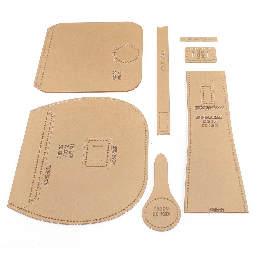 Acrylic Template Leather Craft Pattern Mold for Single Shoulder Bag Making Accessories DIY Supply