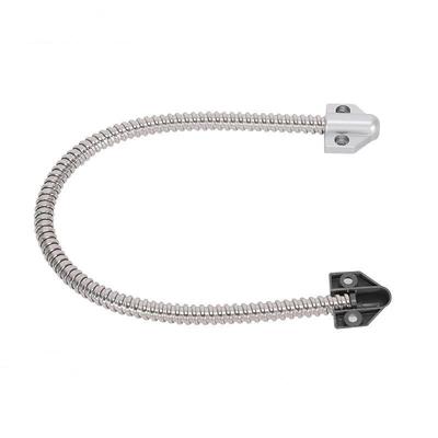 Flexible Armored Door Loop Alloy Wire Protector With Stainless Steel Ends 16" Long 1/2" Od Access Control Accessories