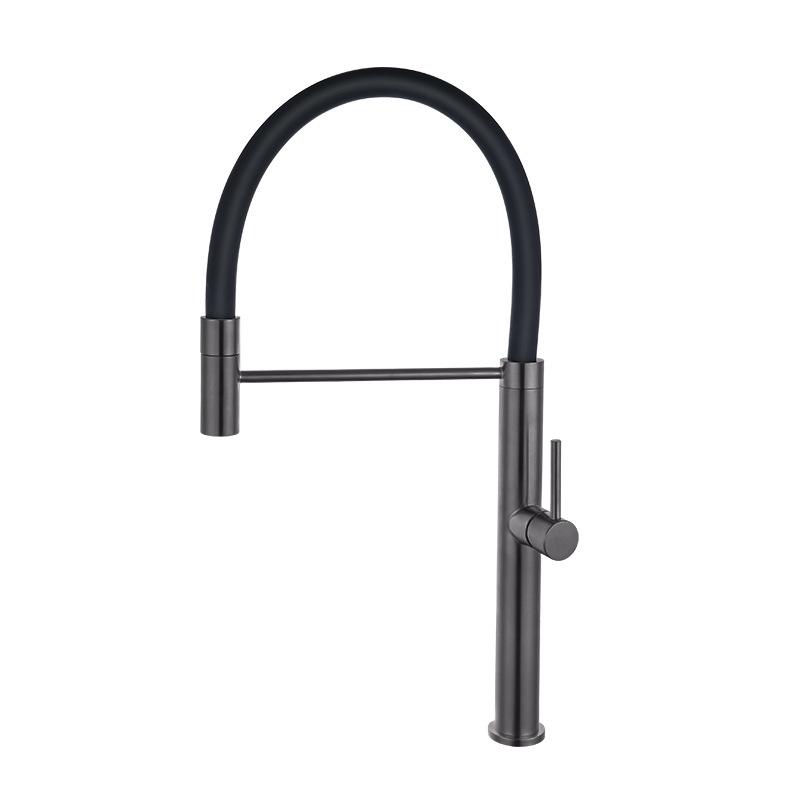 Kitchen Faucet Solid Brass Crane For Kitchen Deck Mounted Sink Mixer Foldable Nickel Brushed/Gold/Chrome/ORB/Black