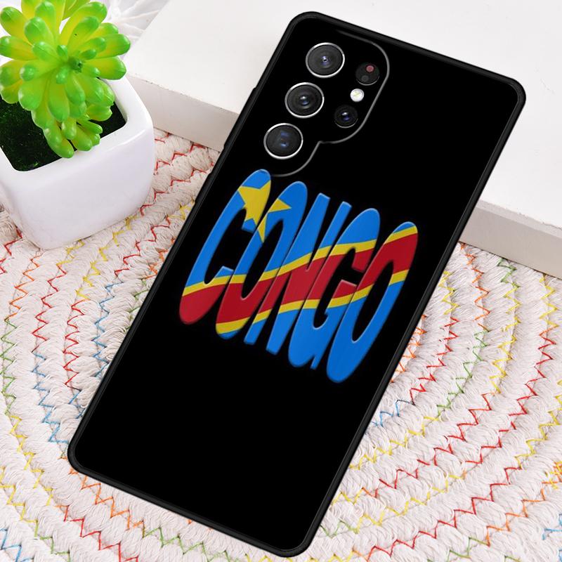 Congo Flag Soft Phone Case for Samsung Galaxy Note 10 Pro S26 Ultra S23 S24 FE S25 S21 S22 PLUS Shockproof Cove