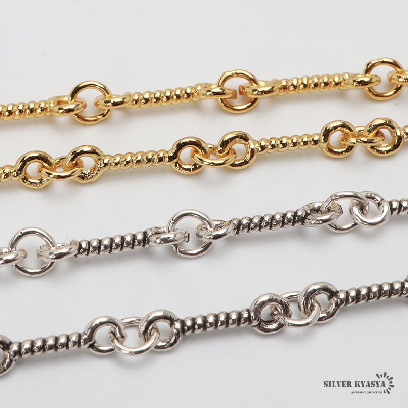 Collier Double Croix Collier Chaîne Torsadée Or 18KGP Argent 50cm Croix Pierre Claire Tendance Populaire [argent KYASYA] Homme