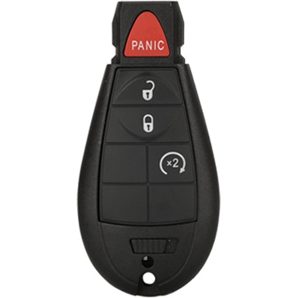 Replacement for Keyless Entry Remote Key Fob Shell Case Fit for 2013-2018 Dodge Ram 1500 2500 3500 (4-Button B)