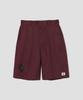 X Undercover Work Shorts Maroon