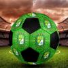SIZE 5 León FC Soccer Ball Colorful All Ages Machine Stitched PVC Competition Ready Durable High-Bounce