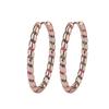 Large Circle Earrings Popular Micro-Set Oval Large Earrings Earrings