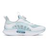 Anta Wind Chaser 4.0 Resilient Cushioning Breathable Durable Non-Slip Low-Top Kids Running Shoes Kids Running Shoes White Purple Gray 322225516-2