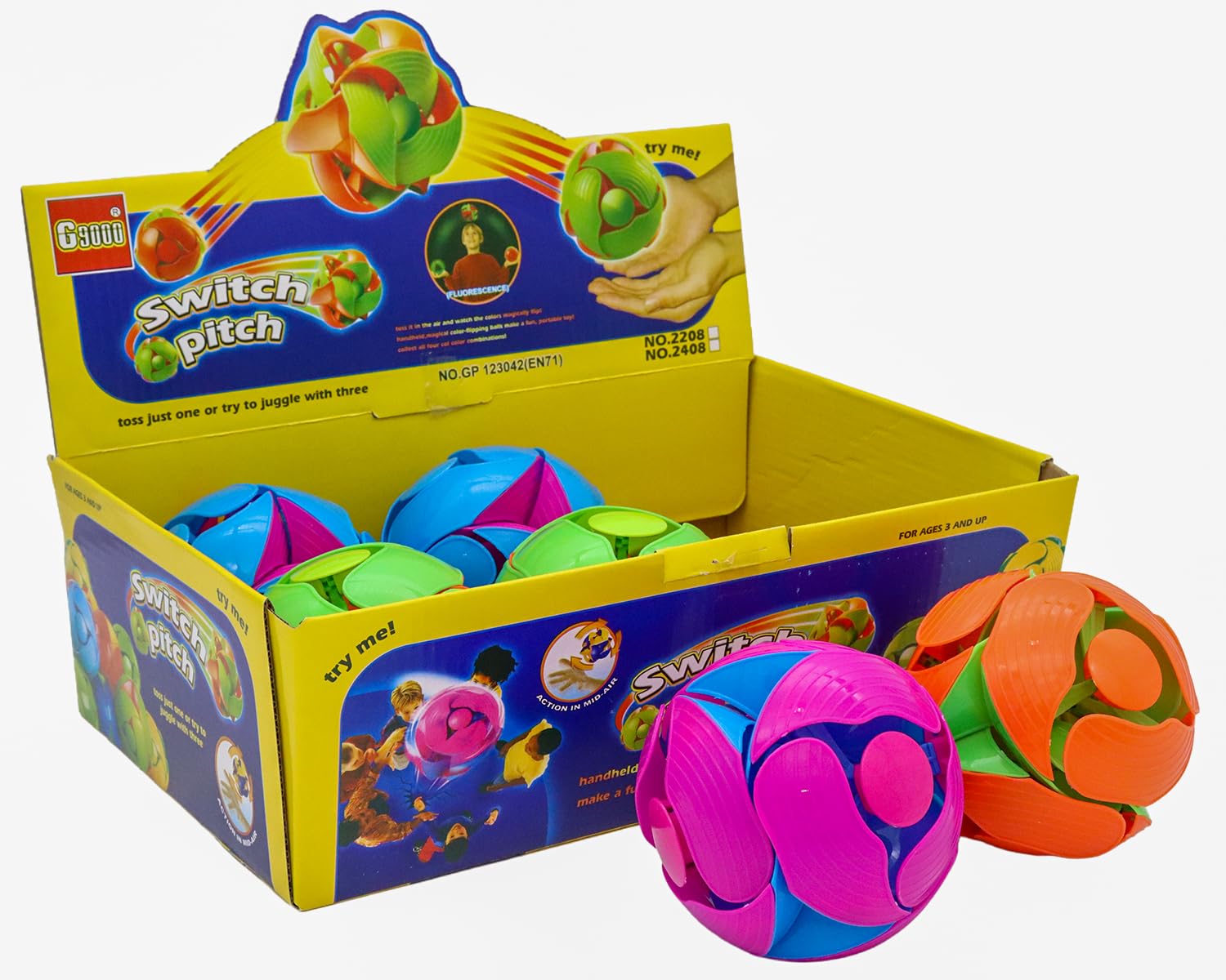 

Castle Enterprise Mysterious Change Ball 1 Box of 6 (2-Color Assortment) [Japanese Souvenir, Festival/Event/Children s Party/Street Stall/Fair]