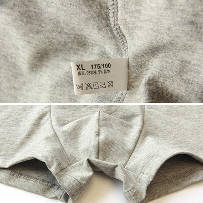 Men's Pockets Underwear Two Zippers Pockets Cotton Underpants Anti-Theft Briefs