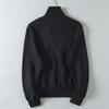 Original Export Surplus Polo Sweatshirt for Men, Autumn and Winter Half-Zip Turn-Down Collar, Heavy Vintage Casual Pure Cotton Long-Sleeve Jacket