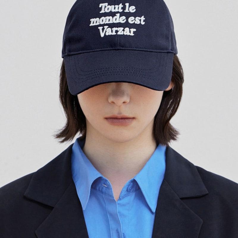 

VARZAR TMV Lettering Ball Cap [Twill Navy] FREE