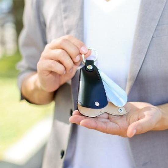(Porter) PORTER Keychain Shoehorn 037-02984 1. Black