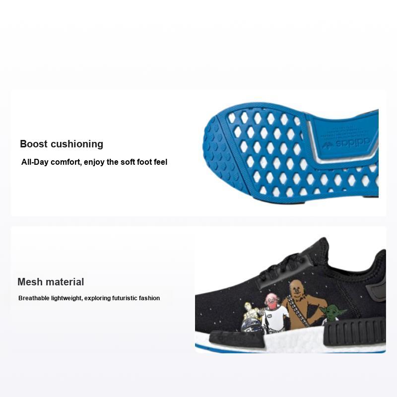 Star Wars X Adidas NMD_R1 Big Kid Rebels and the First Order Kids Sneakers Black Core-Black Cloud-White FX6503