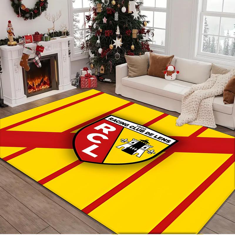 1PC rug Racing Club Lens Crest Carpet, Chair Rug,Area Rug for Office Bedroom living rooms bedroom, Doormat decor Christmas fan gifts