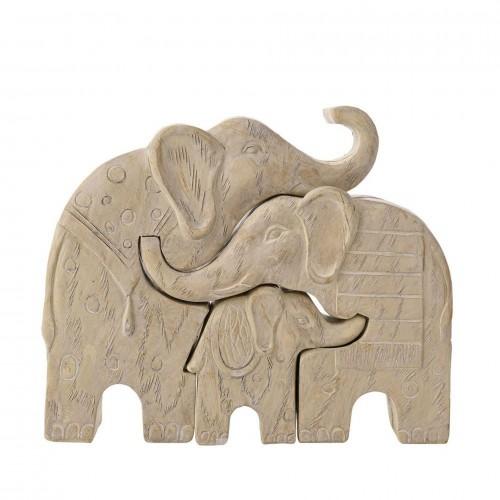 Naturecraft Passande Familj av Elefanter