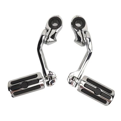 Motorschutz Highway Pegs Bequeme Motorrad Highway Fußrasten Zuverlässig Langlebig für Davidson 2 (Lange)